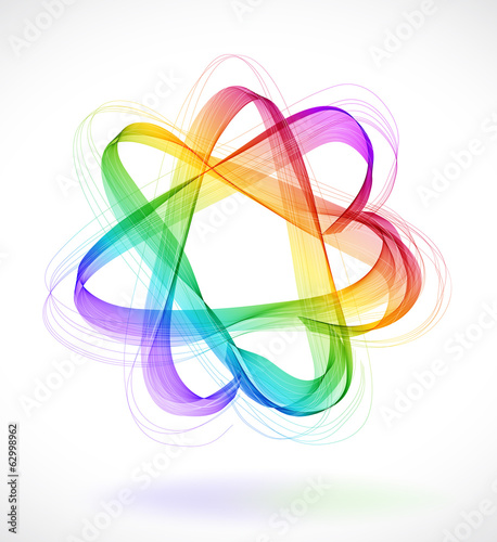 Abstract colorful background with Star infinite loop © Jane Lane