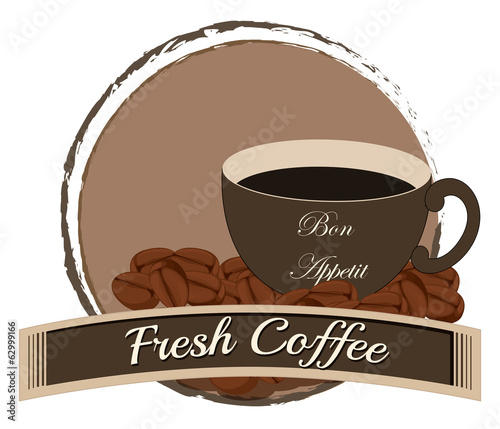 A fresh coffee