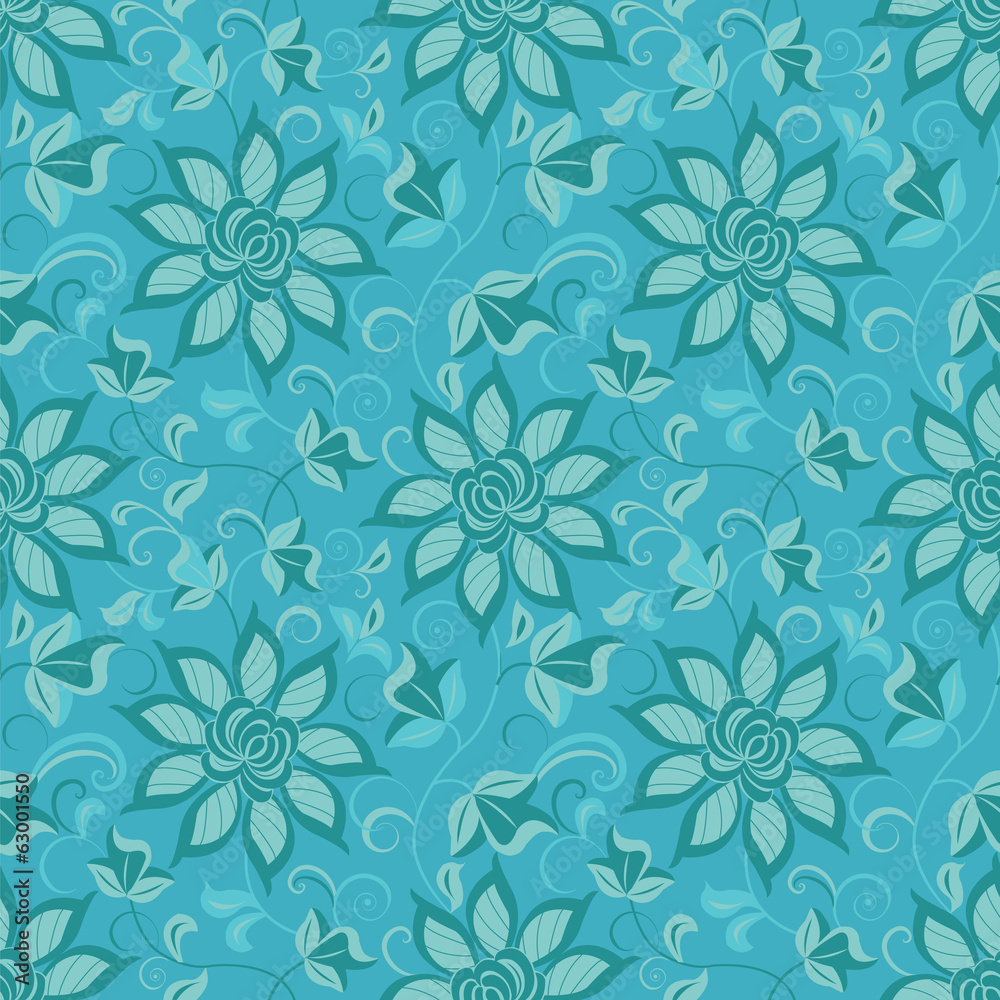 Floral abstract background, seamless Floral abstract background, seamless