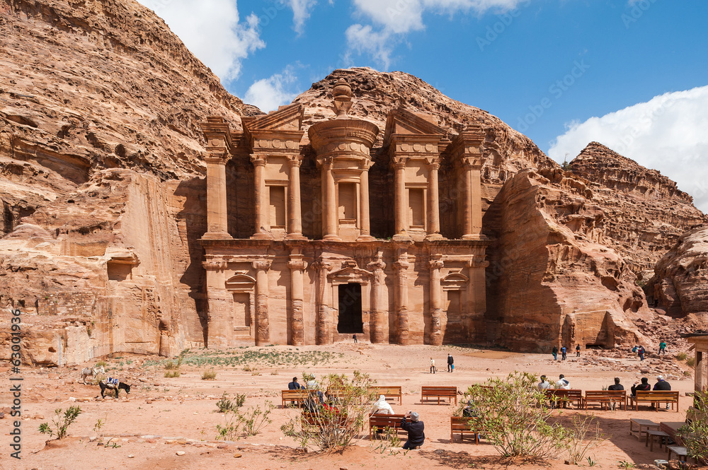 El Deir or The Monastery at Petra, Jordan Stock Photo | Adobe Stock