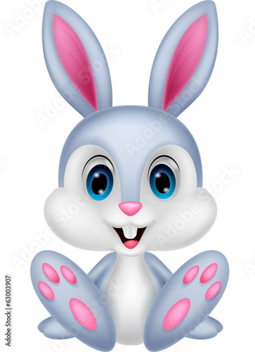 Cute baby rabbit cartoon