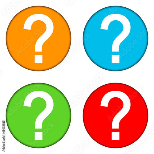 Question buttons set