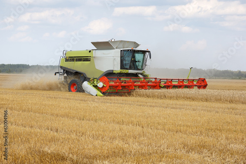 grain harvester © aigarsr