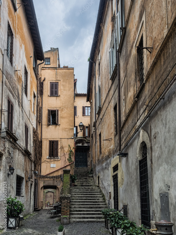 Street scene from Rome, Italy