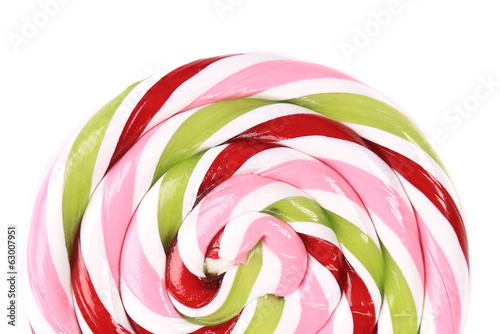 Lovely lollipop with red pinck green photo