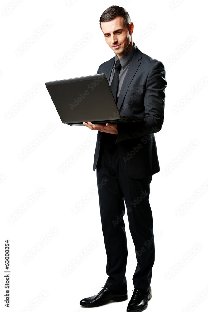 Full-length portrait of a businessman standing Full-length portrait of a businessman standing