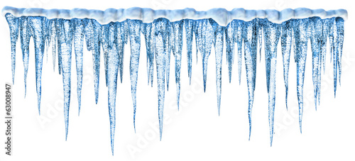 Canvas Print Icicles