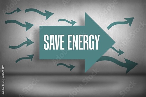 Save energy against arrows pointing © WavebreakmediaMicro