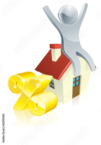 Person house percent concept