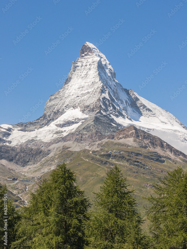 Zermatt, Riffelalp, Schweizer Alpen, Sommerwanderung, Schweiz