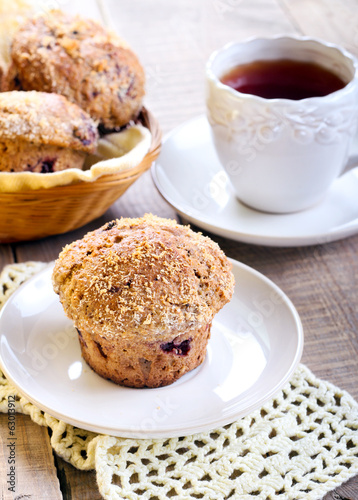 Wholewheat berry muffins