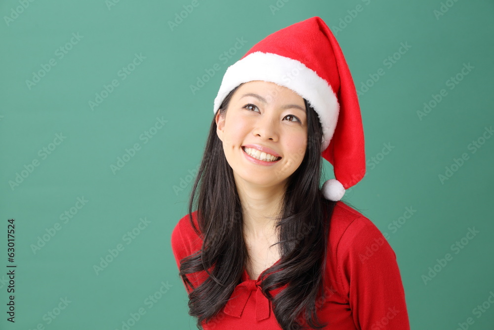 女性・クリスマス 女性・クリスマス