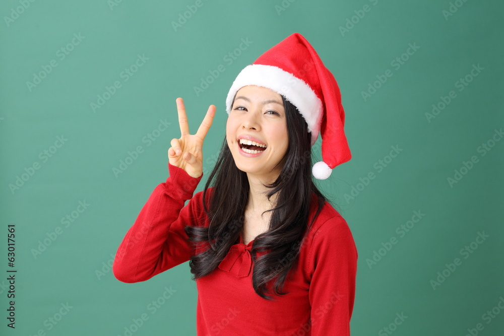 クリスマス・女性 クリスマス・女性