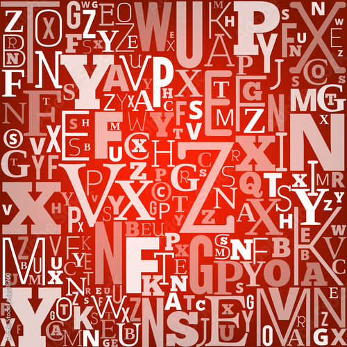 Vector Alphabet Background