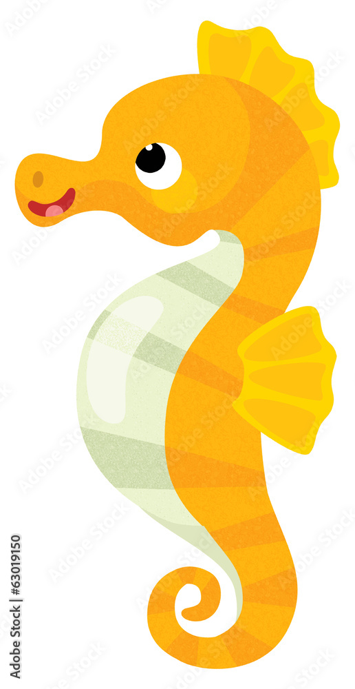 Cartoon sea element - illustration for the children Cartoon sea element - illustration for the children
