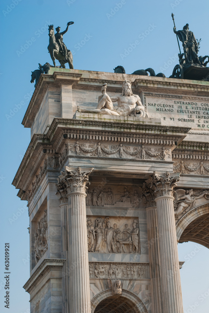 Arco della Pace, arco trionfale, Milano Arco della Pace, arco trionfale, Milano