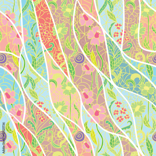 Seamless fresh vector pattern. Vector illustration.