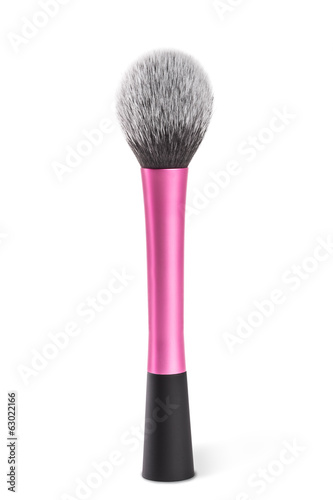 Make-up brush , isolated on white. 