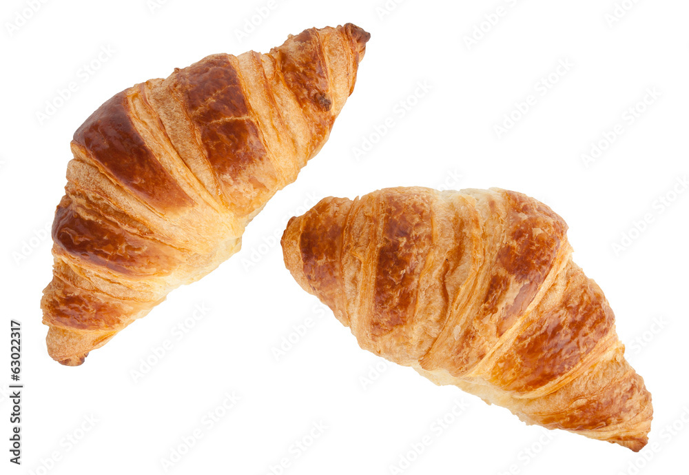 Two croissants