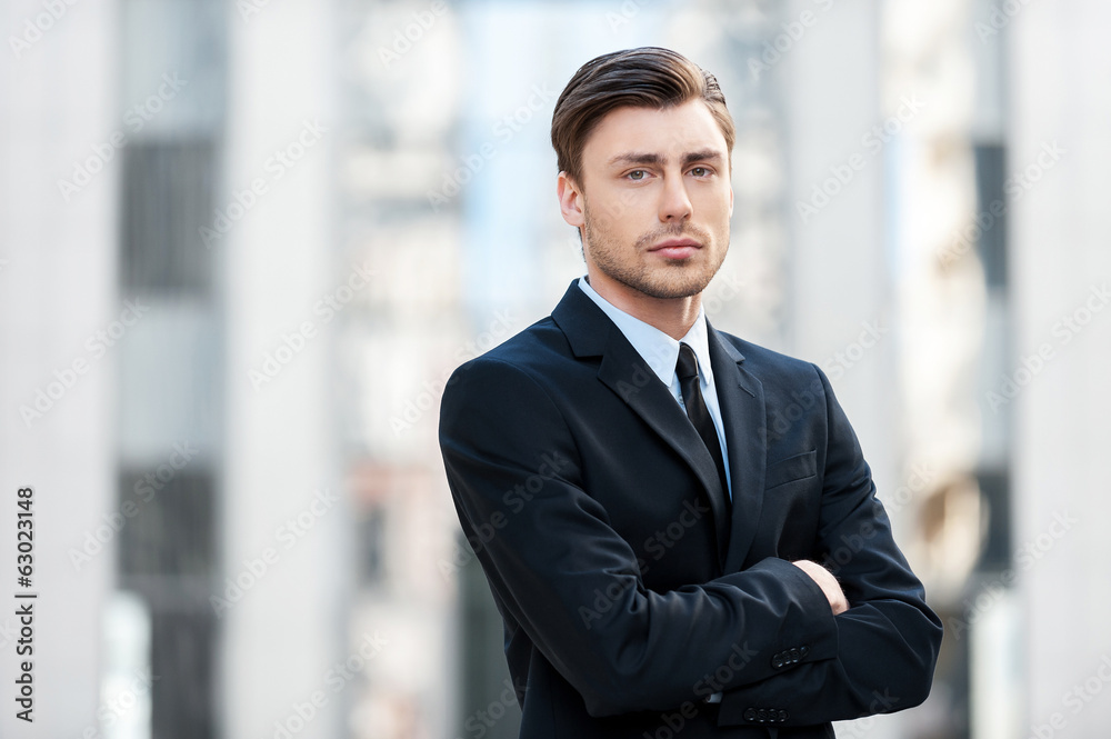 Serious businessman. Serious businessman.