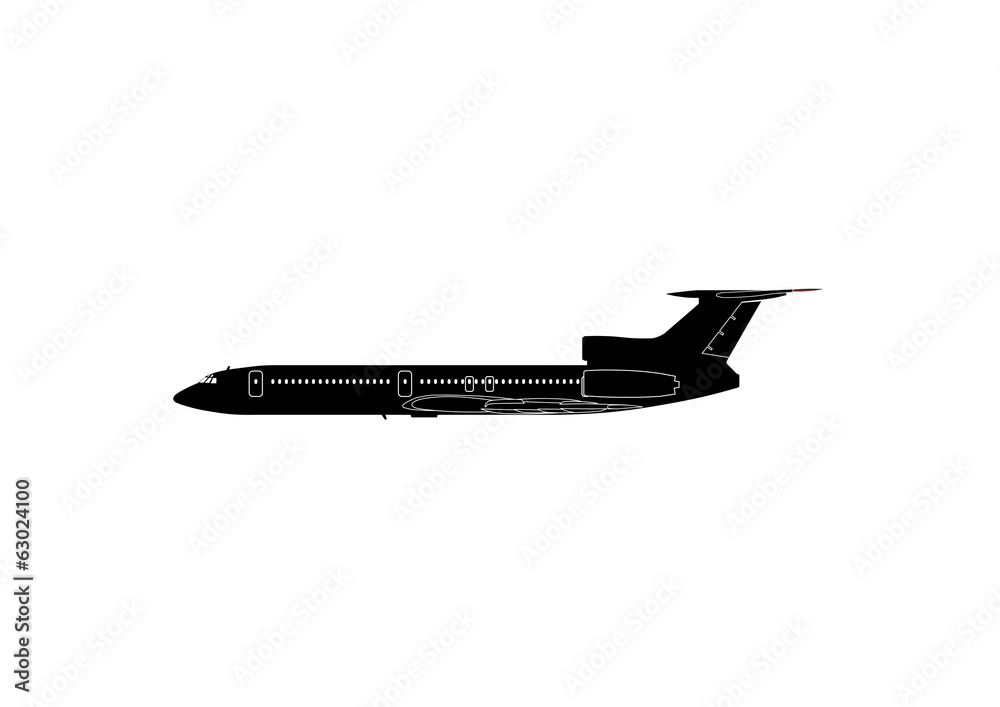 Tupolev Tu-154 M Passagierflugzeug