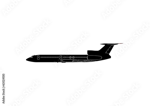 Tupolev Tu-154 M Passagierflugzeug