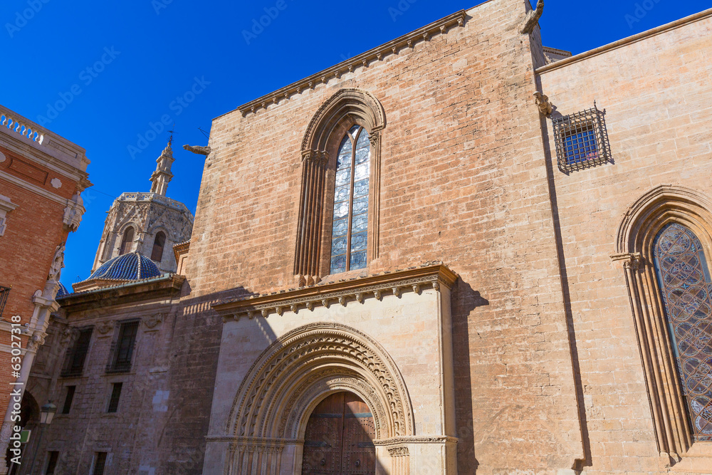 Valencia Romanesque Palau door of Cathedral Spain