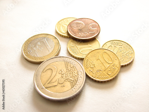 Obraz na płótnie argent euros w salonie