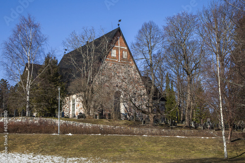 Espoo Cathedral in early spring