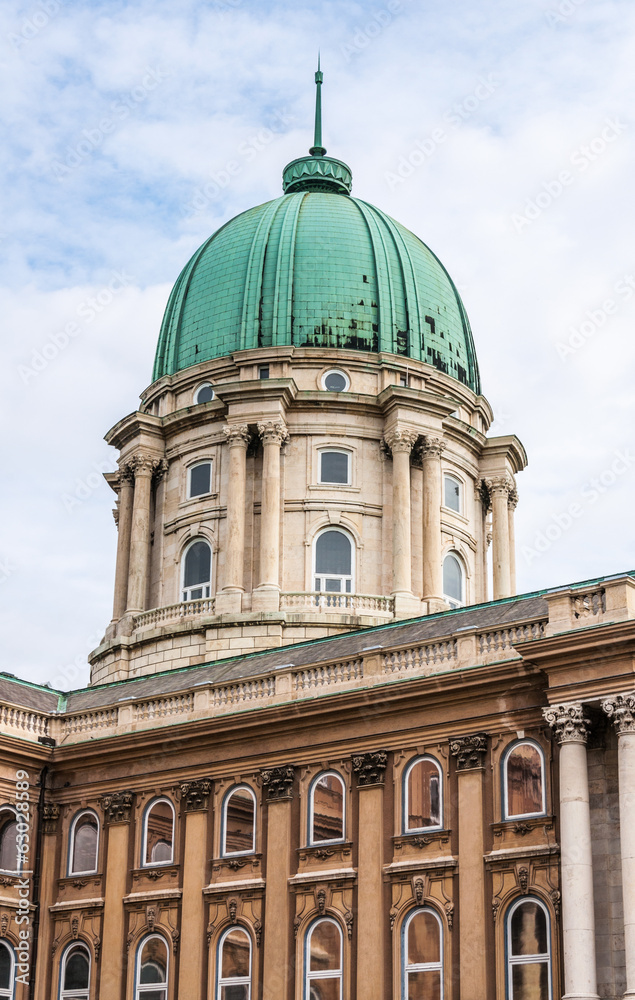 Dome of Buda Castle, Budapest, Hungary