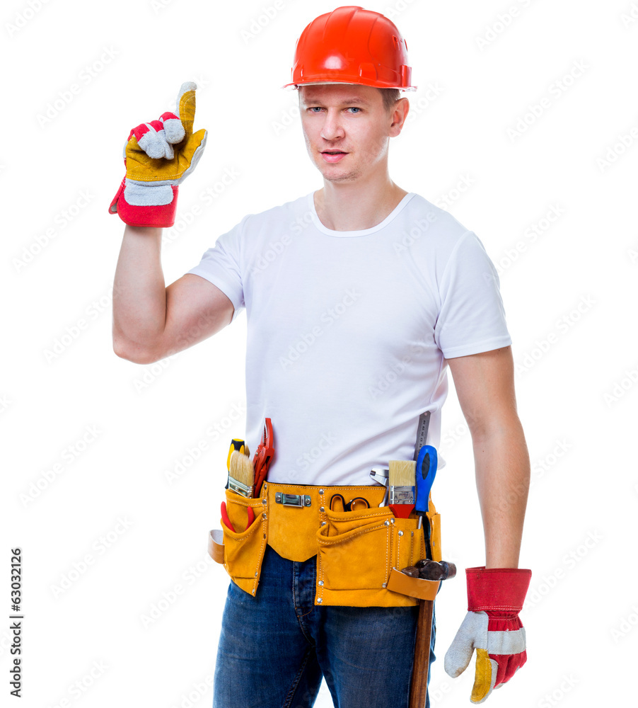 handsome worker man handsome worker man