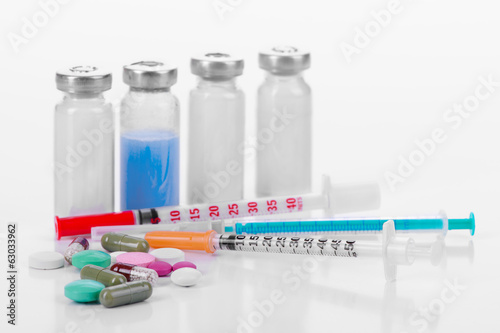 pharmacology tablets vials syringes