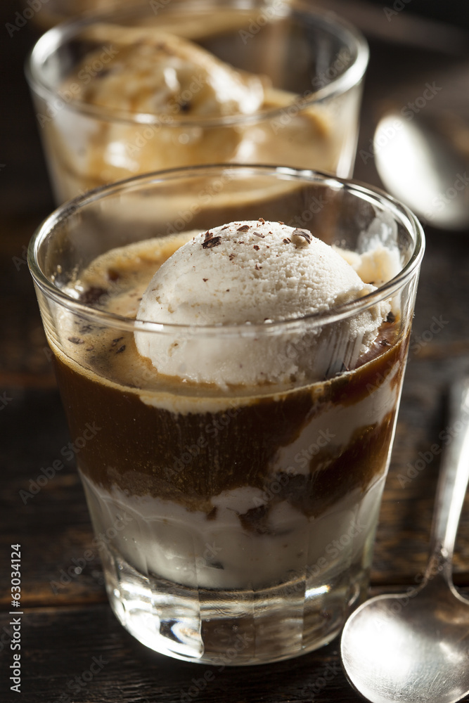 Homemade Affogato with Ice Cream Homemade Affogato with Ice Cream