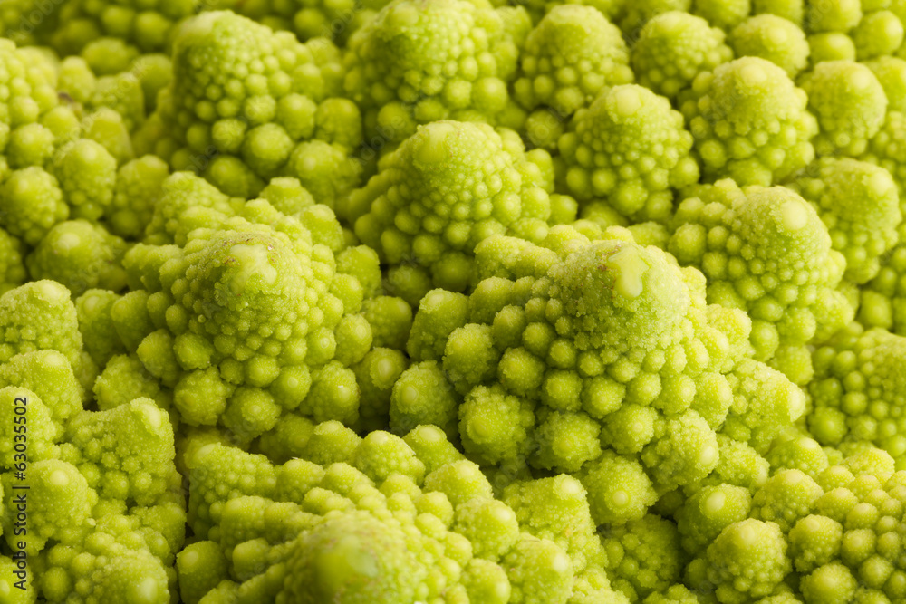 romanesco cabbage macro romanesco cabbage macro