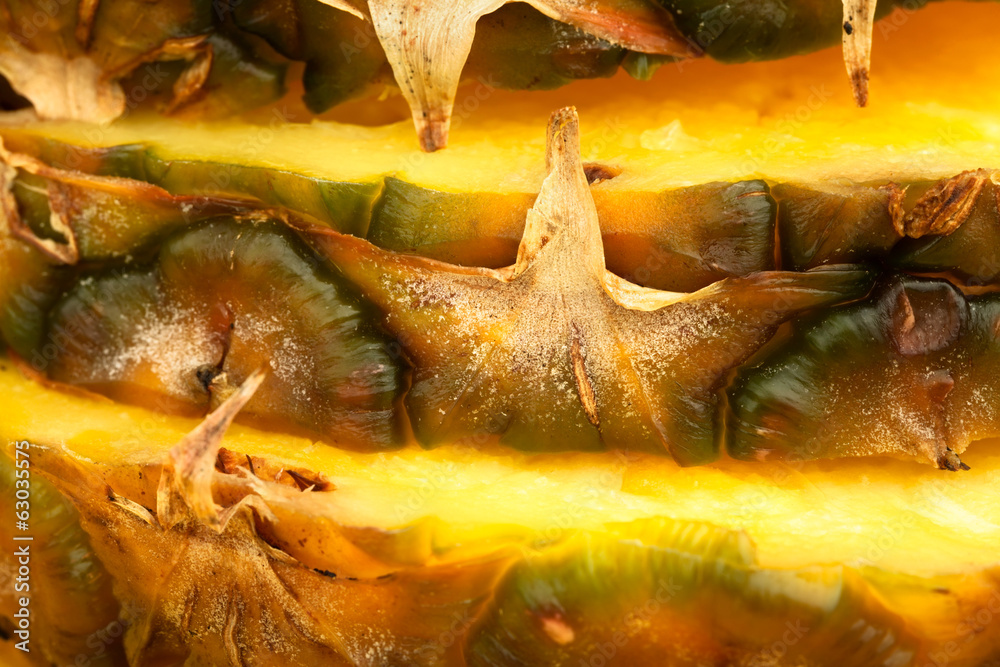 pineapple slice macro