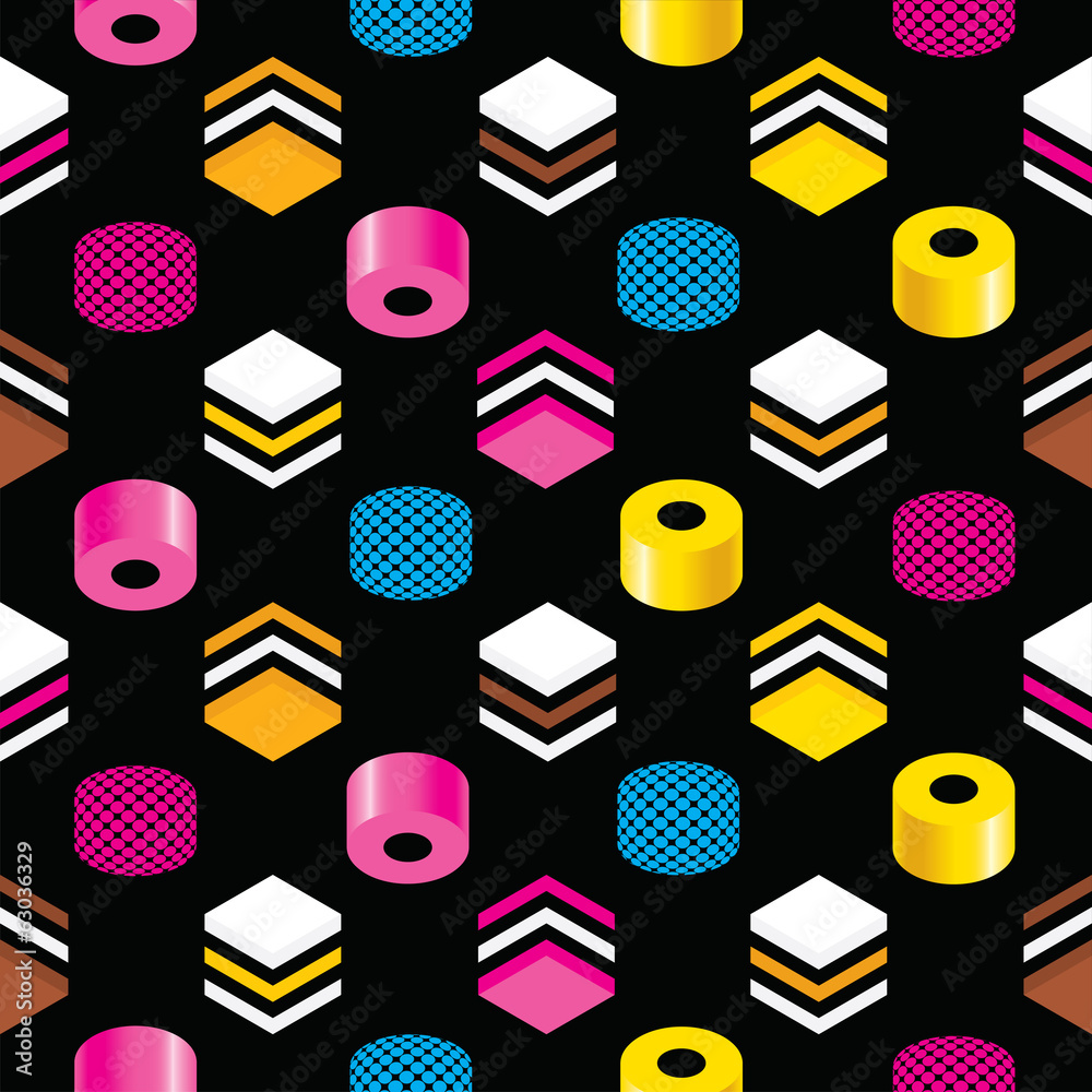 Ταπετσαρία Seamless Liquorice Allsorts Background Texture