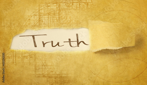 Obraz na plátne word truth