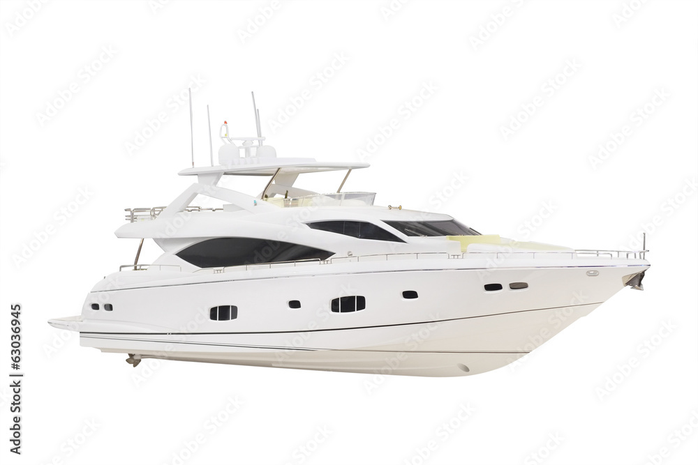 model of a motor  boat
