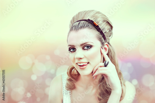 Vintage girl portrait