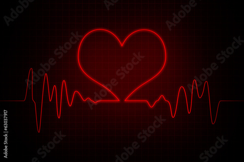 Heart Monitor with Heartbeats