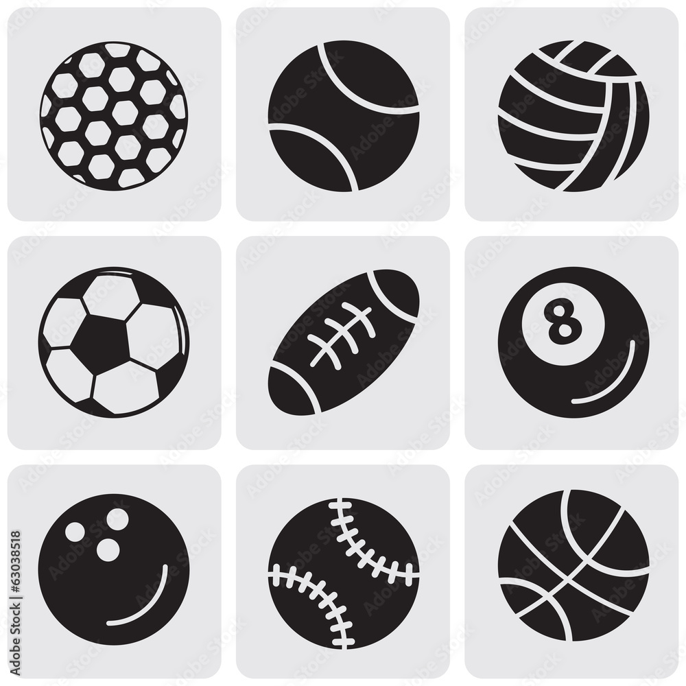 set of sports balls set of sports balls