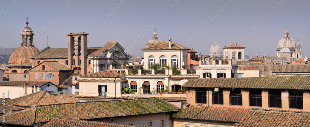 View over the roofs of Rome