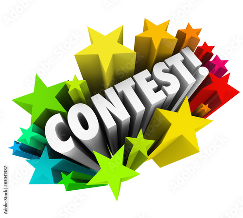 Contest Word Stars Fireworks Exciting Raffle Drawing News