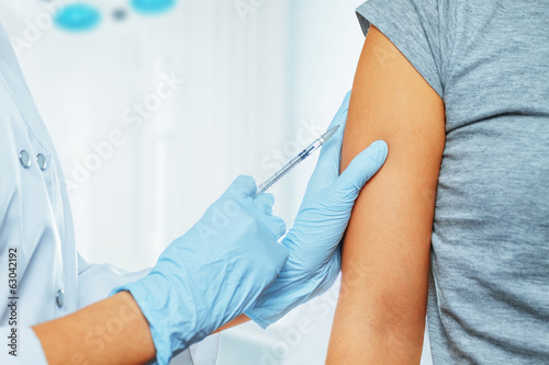 Vaccination in the shoulder photo