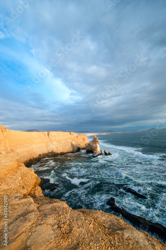 Cathedral Rock Formation, Peruvian Coastline photo