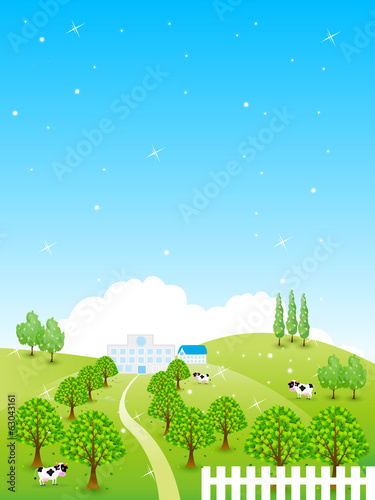 新緑　木　風景