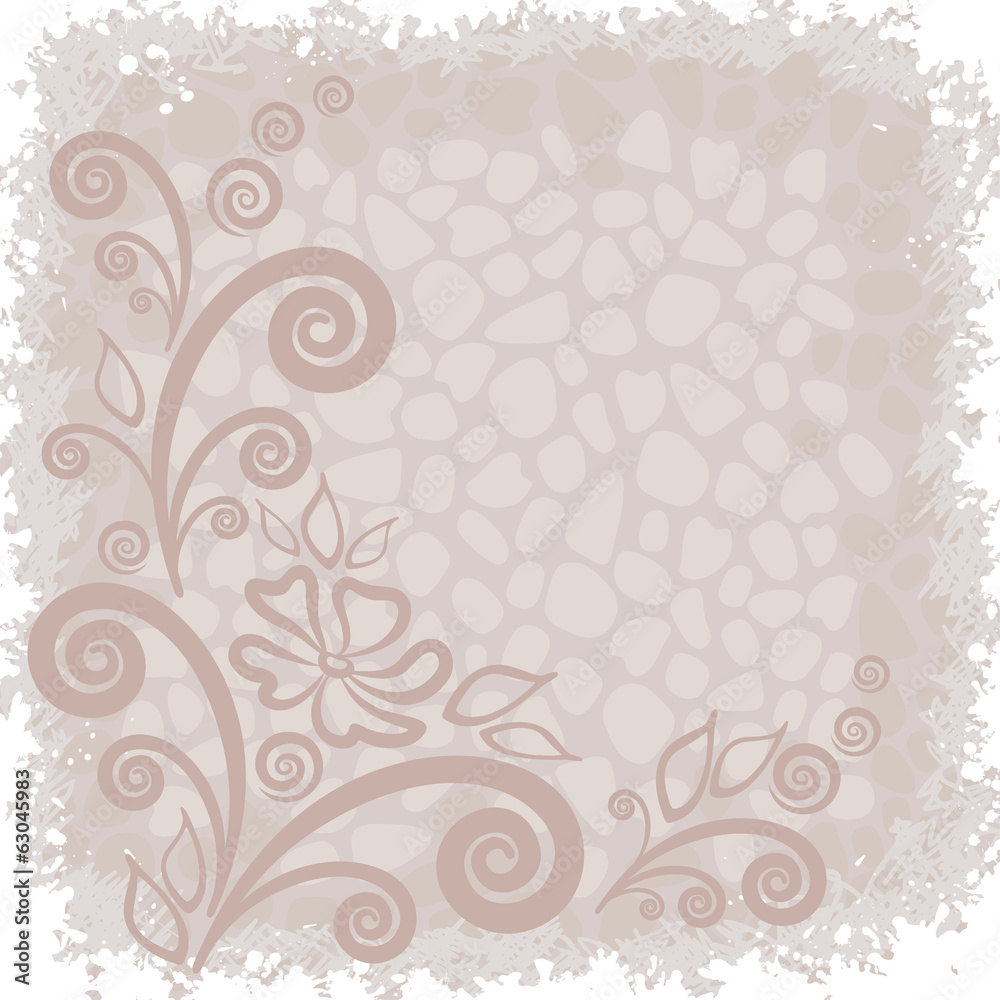 Abstract floral background