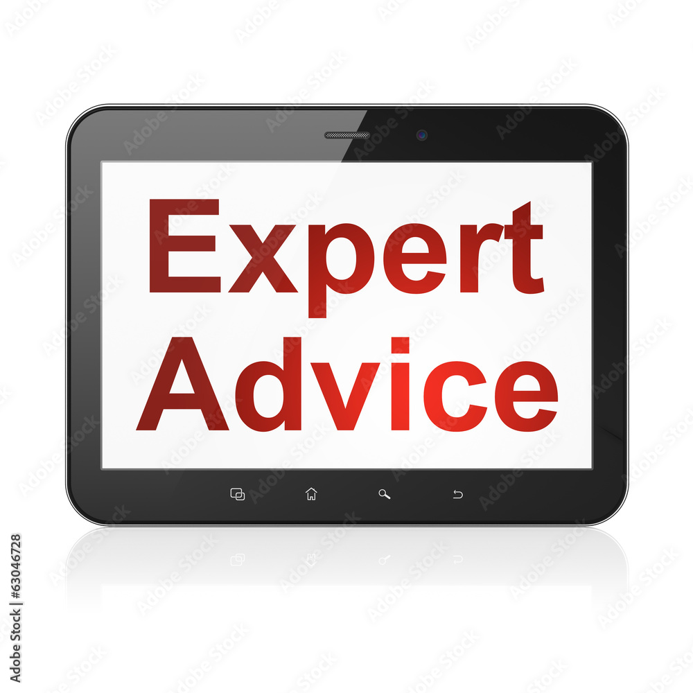 Law concept: Expert Advice on tablet pc computer Law concept: Expert Advice on tablet pc computer