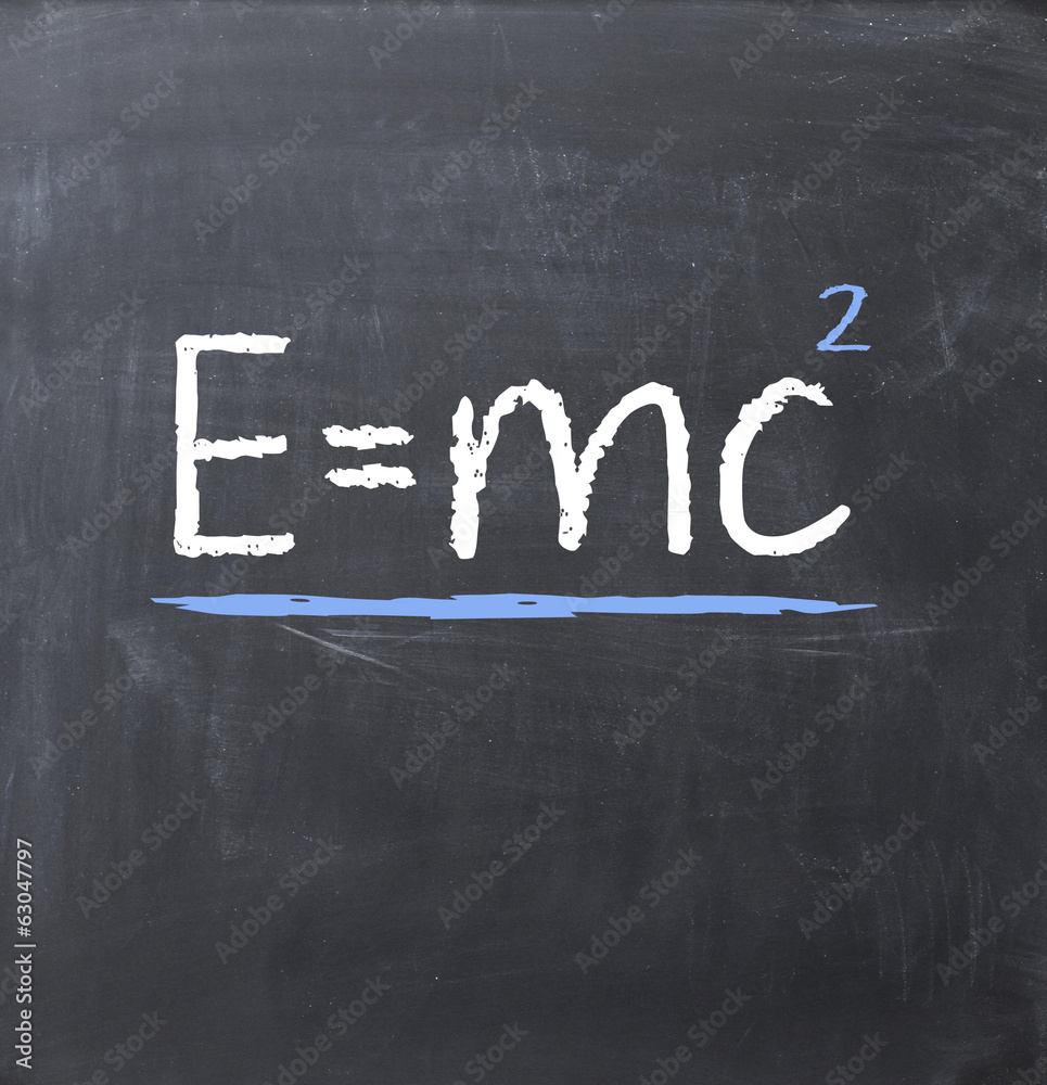 Obraz premium Einstein formula e=mc2