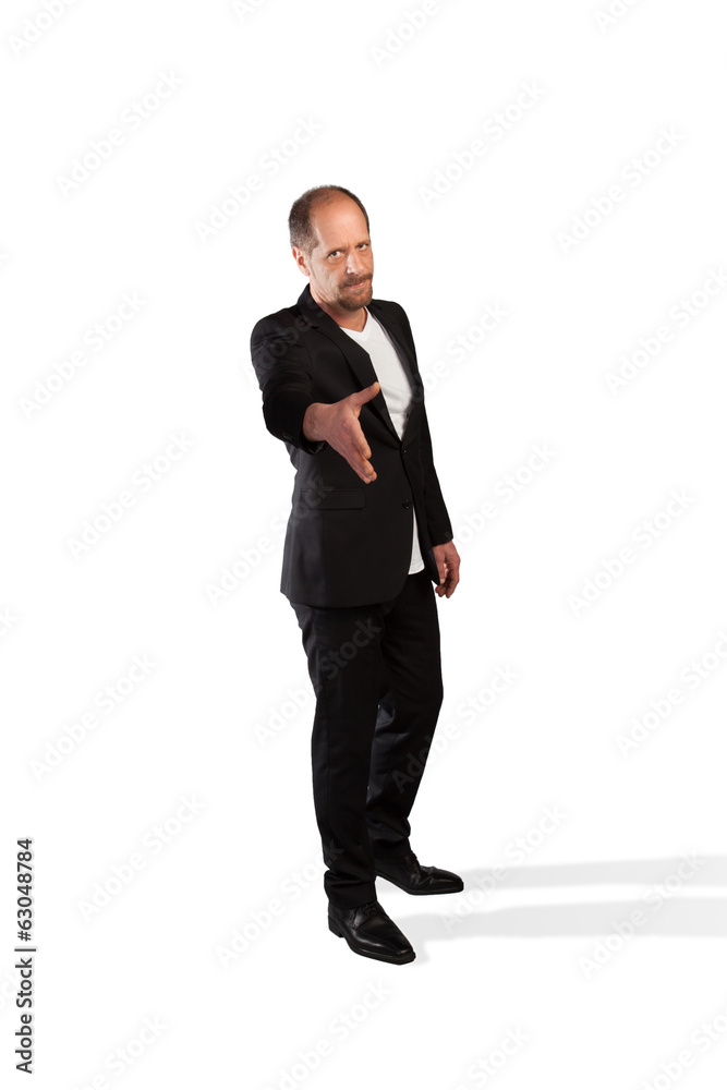 Business single handshake Business single handshake